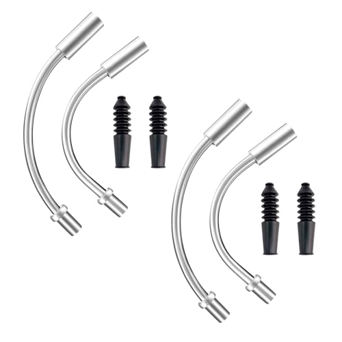 Bike V-Brake Noodle Cable Guide Set with Rubber Boots - 2 Pack