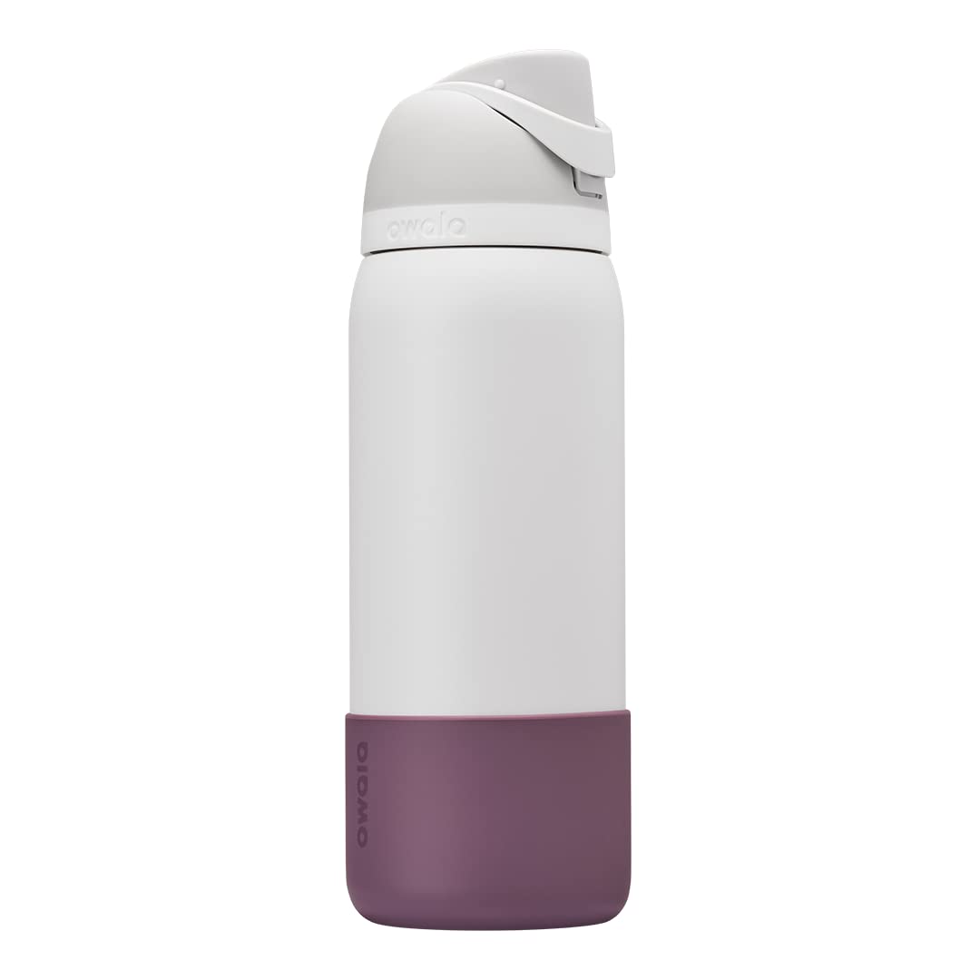 Owala Silicone Water Bottle Boot, Anti-Slip Protective Sleeve for Water Bottle, Protects FreeSip and Flip Stainless Steel Water Bottles, 32 Oz, Mauve