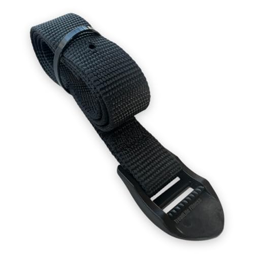 Rowing Machine Replacement Foot Straps - Black, 1 Pack