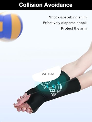 Volleyball Arm Sleeves for Kids & Adults - Small Black
