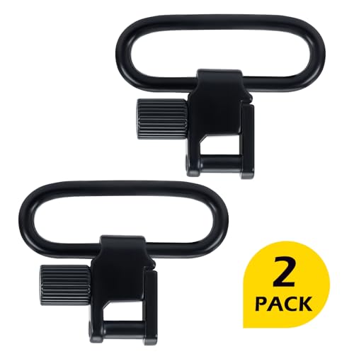 Rifle Sling Swivel 1 Inch - Durable Two-Point Sling Attachment Clips