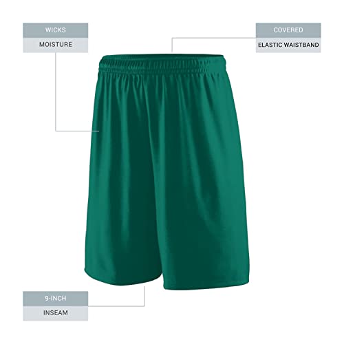 Augusta Sportswear Boys' Training Shorts - Small Dark Green, Athletic Activewear