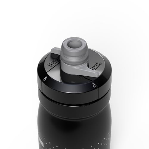 15oz CamelBak Podium Water Bottle - Black, High Flow Cap, Easy Squeeze