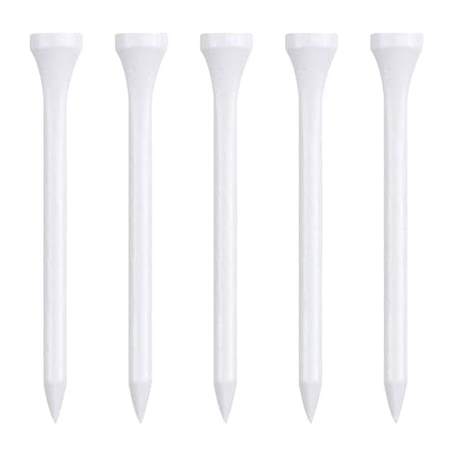 Wooden Golf Tees - 3-1/4 Inch - 100 Count - White