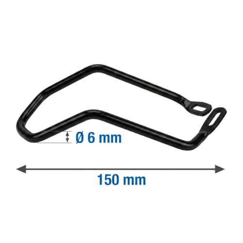 2-Pack Steel Bike Derailleur Guard - 150mm Rear Gear Protector