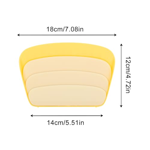 Card Holders for Playing Cards with Tabletop Stand - Red & Yellow