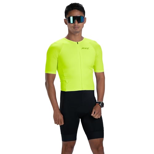 Men's Triathlon Full-Zip Racesuit | Moisture-Wicking, Short Sleeve