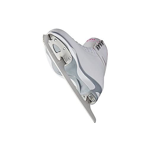 Figure Ice Skates for Women & Girls - Jackson JS180/181/184 Hight Top SoftSkate - White/Pink