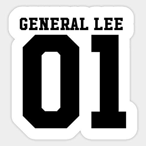 General Lee Car Vinyl Decal - Weatherproof Bumper Sticker Graphic