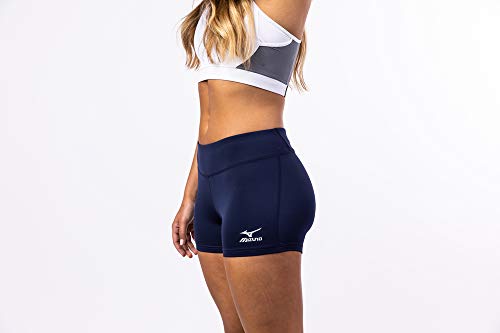 Mizuno Victory 3.5-Inch Inseam Volleyball Shorts - Small/Navy