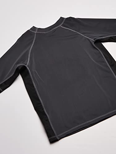 Boys' UPF 50 Sun Protective Rashguard Swim Shirt - Impact Charcoal