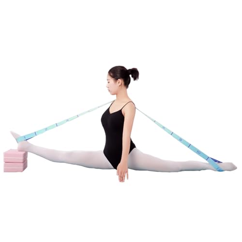Durable 11 Loops Stretch Band for Yoga, Pilates, and Therapy - Blue