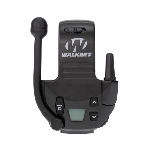 Walkie Talkie Attachment for Razor Muffs - 22 Channels, Black