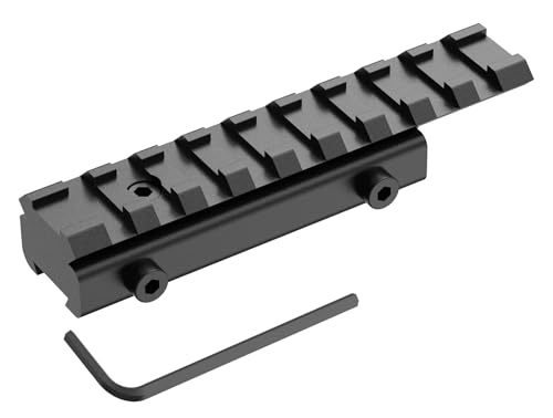 11mm Dovetail to 21mm Picatinny Rail Adapter - 9-Slot Scope Mount
