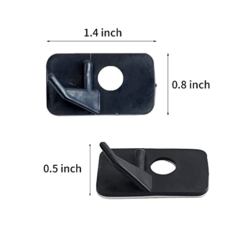 6pcs Adhesive Recurve Bow Arrow Rest - Durable Plastic - Right Hand