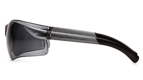 Ztek Safety Glasses - Gray Frame with Gray Lens - ANSI Z87+ Rated