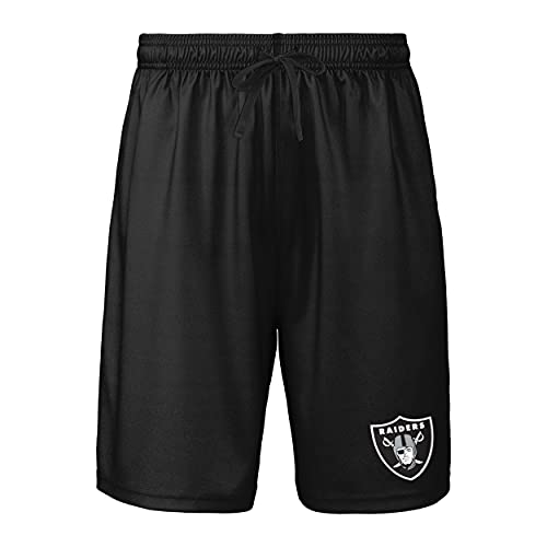 Las Vegas Raiders Workout Training Shorts - X-Large, Cotton