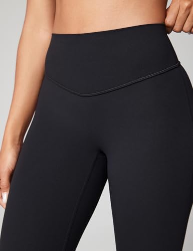 UNISSU Hidden Scrunch Leggings 25'' Medium Black | High-Waist Yoga & Workout Pants