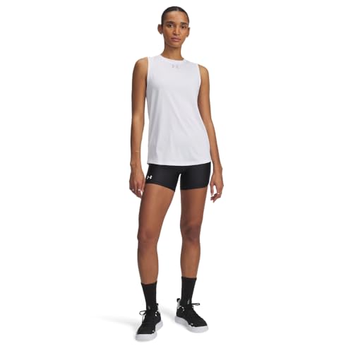 Under Armour Women’s Team Shorty 4 — Medium, Black/White