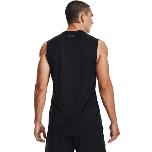 Under Armour Men's Velocity Muscle Tank Top - Large Black / Pitch Gray