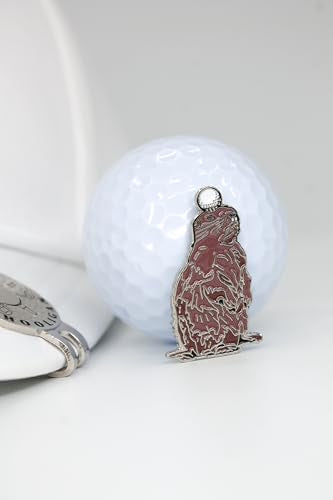 Funny Golf Ball Marker with Magnetic Hat Clip - Gopher Design