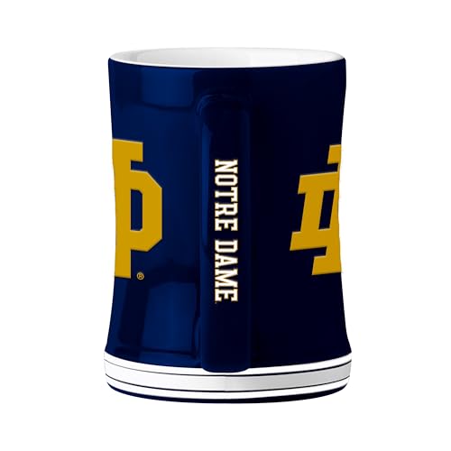 Notre Dame Fighting Irish 14oz Relief Mug - Officially Licensed College Team Fan Gift