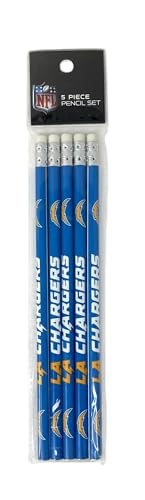 NFL 5-Pack Pencils - Los Angeles Chargers Team Logo