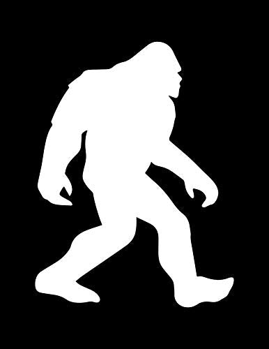 Bigfoot Sasquatch Vinyl Decal Sticker - 6 Inch Car Window Art