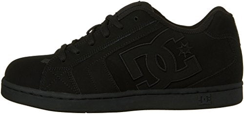 DC mens Net Skate Shoe, Black/Black/Black, 9.5 US