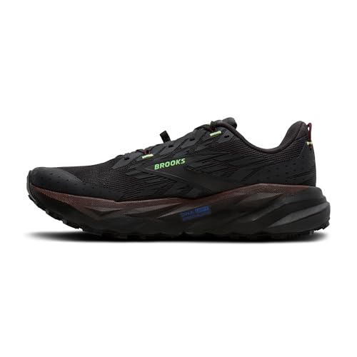 Cascadia 19 Men's Trail Running Shoes - Phantom/Rum Raisin/Green