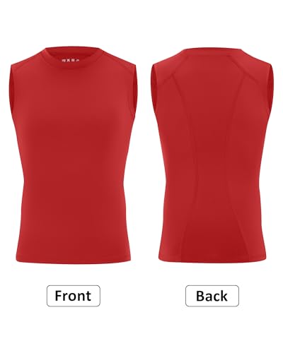 Youth Compression Shirt for Boys - Sleeveless Athletic Tank Top