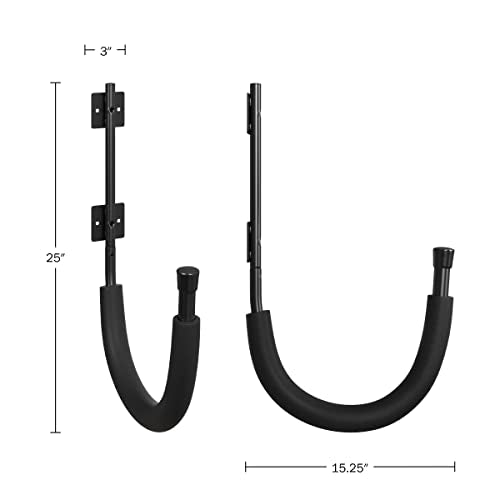 RAD Sportz 1-Pack Kayak Wall Mount Hanger Set - 100lb Capacity Garage Storage