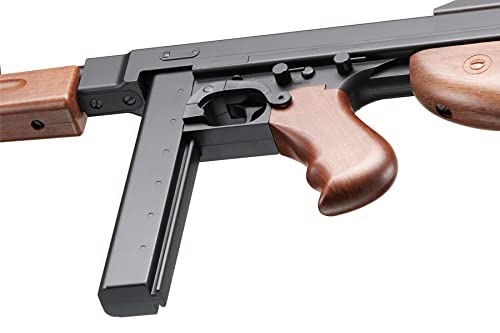 M1A1 Full Auto Electric Airsoft Submachine Gun - Faux Wood