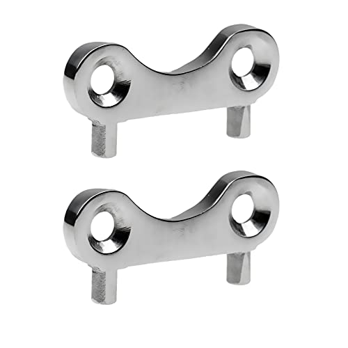 Stainless Steel Boat Gas Cap Key - 2 Pack Replacement Keys