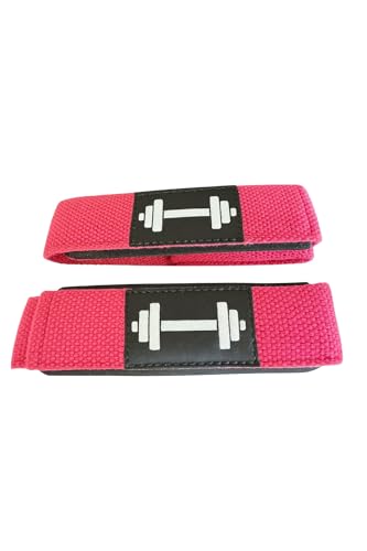 Professional Weight Lifting Straps - Pink