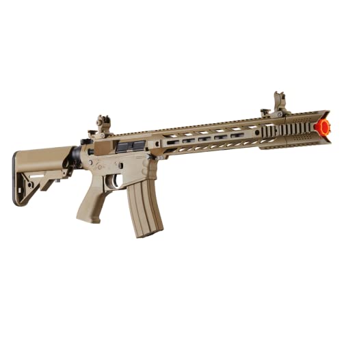 Airsoft M4 SPR Interceptor AEG - Tan Polymer, 1000 Rds BBS