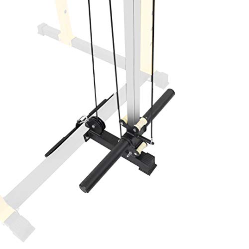 Adjustable Power Rack Attachment - Lat Pulldown V1 for Home Gym