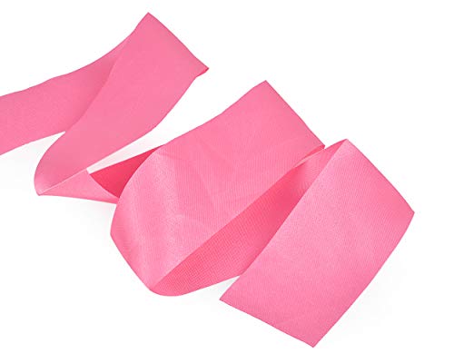 4-Yard Pink Dance Ribbons with Wands for Rhythmic Gymnastics