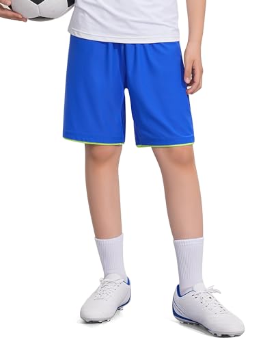 Boys Athletic Shorts - Quick Dry Active Sports Shorts for Kids