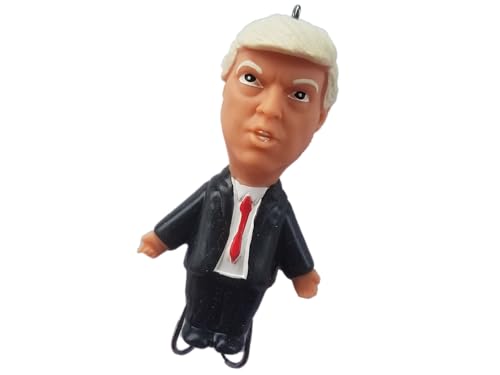 A LIST LURES Trump Topwater Fishing Lure – 4.25" Floating Treble Hook Lure, Novelty Bass & Saltwater Bait (Single)