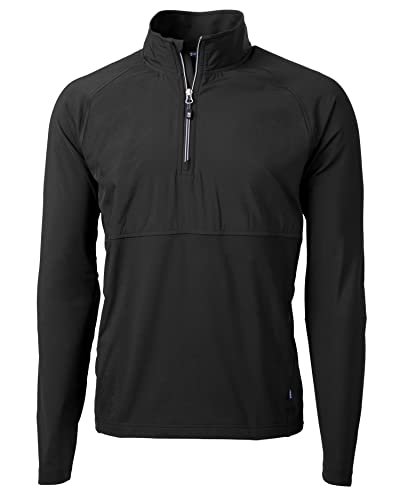 Men's Eco Knit Hybrid Quarter Zip - Large / Black