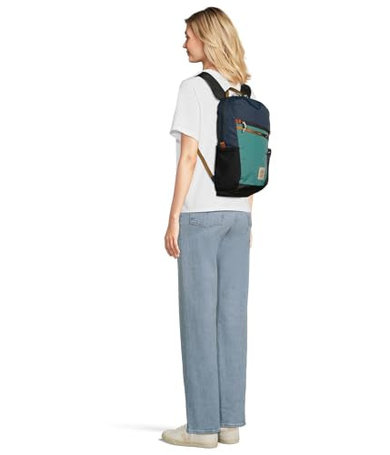 Topo Designs Peakview Packable Backpack, Midnight/Caribbean, One Size