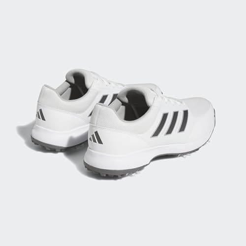 adidas Tech Response 3.0 Golf Shoes - White/Dark Silver Metallic