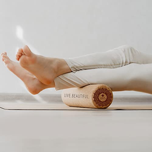 Yoga Design LAB Cork Roller - One Size, Travel Friendly, Deep Tissue Self-Massage