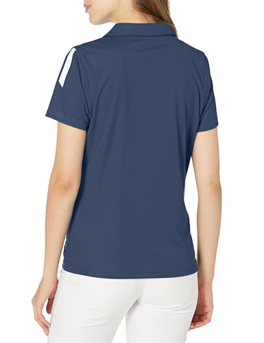 Puma Womens Teamliga Sideline Polo - Small, Peacoat & Puma White