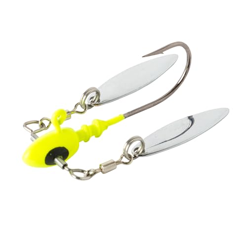 Head Turn'R Jighead - Mo' Glo Chartreuse / 1/16 oz