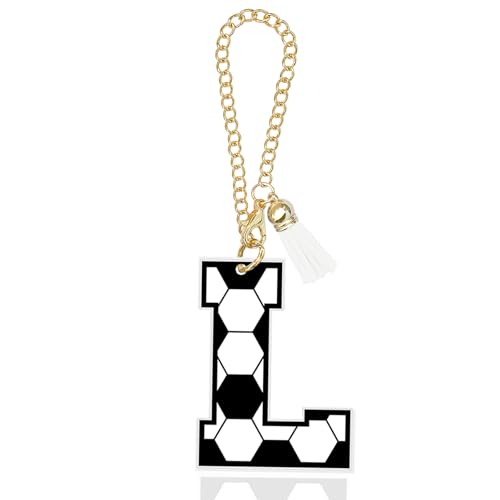 Soccer Initial Charm for Stanley 40oz Tumbler - L-Soccer