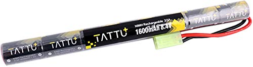 8.4V 1600mAh NiMH Airsoft Battery with TMY Connector - Butterfly Stick