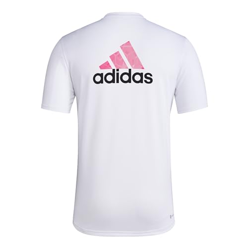 Men's Inter Miami CF Pre-Game T-Shirt - Large, White/Pink