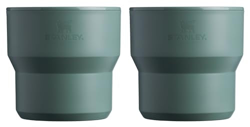 Stanley 4-Piece Camping Cookware Set with Insulated Cups & Locking Handle